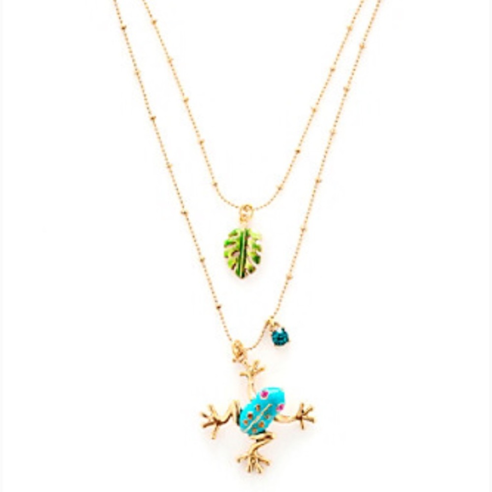 Betsey Johnson necklace and earring set!